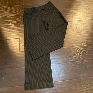 Ann Taylor | Black Pinstripe Margo Dress Pants 2P